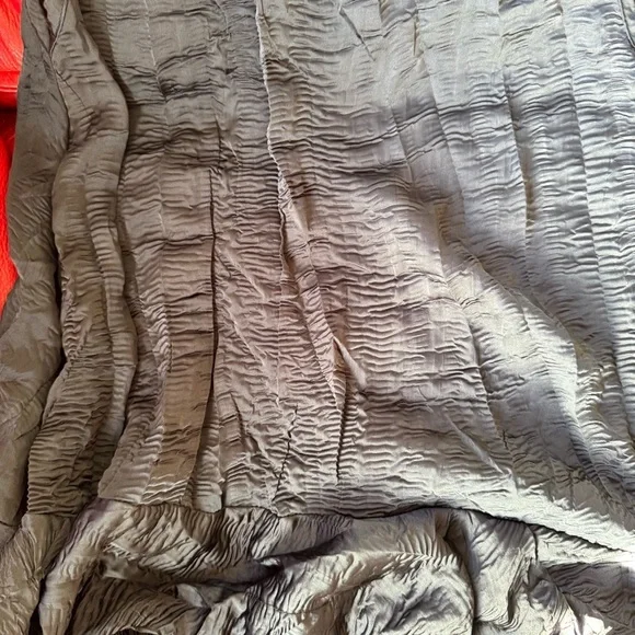 Textured Navy Sleeveless Dress - Picture 3 of 4